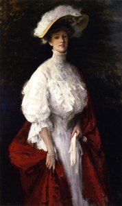 Miss Frances V. Earle (also Known As Miss Earle, Of Philadelphia) — William Merritt Chase, Impressionism