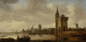 River Landscape With Boats — Jan Josephszoon Van Goyen
