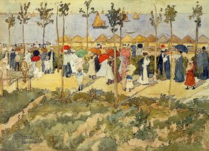 The Lido, Venice — Maurice Brazil Prendergast