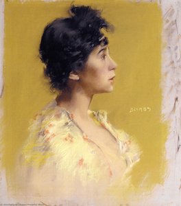 Flora De Stephano, The Artist's Model — Robert Frederick Blum