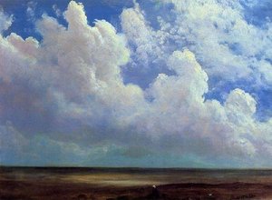 Beach Scene — Albert Bierstadt