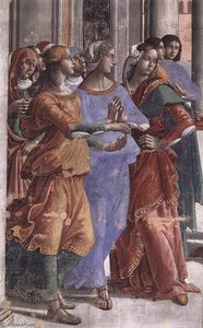 Presentation Of The Virgin At The Temple (detail) (10) — Domenico Ghirlandaio