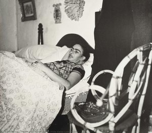 Frida Kahlo Lying In Bed — Hector Luis García Mora