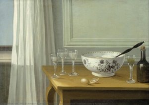 Still Life With A Punch Bowl — Nils Schillmarch; Nils Schillmarck; Nils Skiellmark
