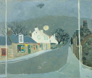Temple, Dusk — Sir William George Gillies