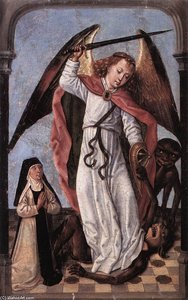 St Michael Fighting Demons — Master Of The Legend Of Saint Ursula