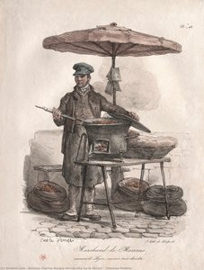 Chestnut Peddler — Antoine Charles Horace Vernet Aka Carle Vernet