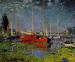 Pleasure Boats At Argenteuil — Claude Monet, Impressionism