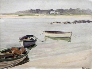 Grey Day, Cushendun — James Humbert Craig
