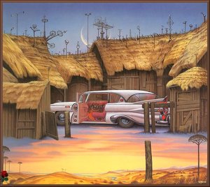 The Cosmic Barnyard — Jacek Yerka