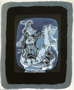Helios V, Blue-violet — Georges Braque