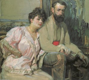 Self-portrait With Wife — František Kupka