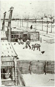 Schneeweise Garten — Vincent Willem Van Gogh