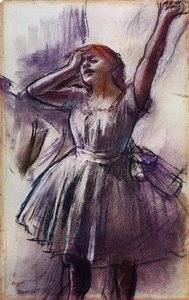 Dancer With Left Arm Raised — Edgar Degas