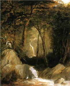 The Mountain Stream — John Frederick Kensett