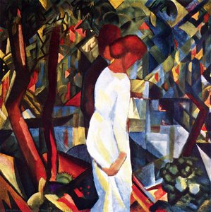 Couple In The Woods — August Macke, Orphism