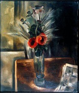 Still Life With Wheat And Flowers — Bror Julius Olsson Nordfeldt