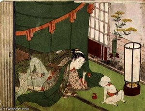 Lovers On The Road, — Suzuki Harunobu, Ukiyo-e