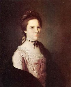 Elizabeth Benezet, (painting) — Charles Willson Peale