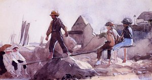 The See-saw — Winslow Homer