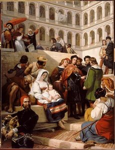 Raphaël Au Vatican — Emile Jean Horace Vernet, Romantic Realism