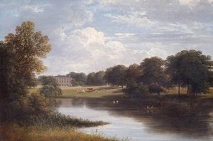 A View Of Whiteknights Across The Lake — Thomas Christopher Hofland