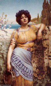 Ionian Dancing Girl — R.b.a John William Godward