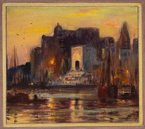 Evening Silhouette Benares