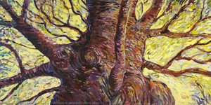 Tree Triptych (triptych, Centre Panel) — Mark Bearpark