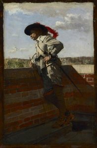On A Terrace — Jean-louis Ernest Meissonier