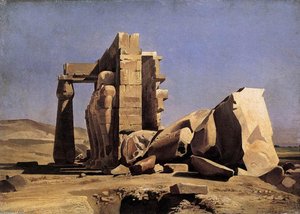Egyptian Temple — Charles Gabriel Gleyre, Academicism