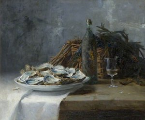 Still Life With Oysters — Hans Iten