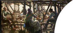 A Weaving Shop — Francis Henry Newbery