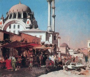 La Mosquée De Mahmoudie — Alberto Pasini