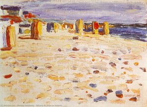 Sillones De Playa En Holanda — Wassily Wassilyevich Kandinsky, Abstract Expressionism