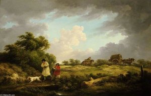 A Windy Day — George Morland