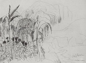 Trees In Blossom — Martiros Sarian