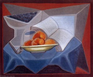 Fruit And Book — Juan Gris