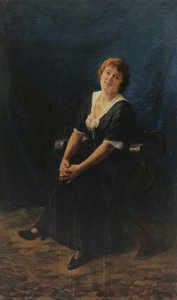Portrait Of Ernestina Telmatt Cottone (emma Vecla) — Onofrio Tomaselli Sr.