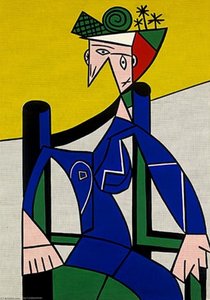 Frau Im Rollstuhl — Roy Lichtenstein