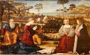 Holy Family With Two Donors — Vittore Carpaccio