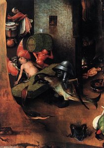 Last Judgement Triptych (detail) — Hieronymus Bosch, Late Gothic
