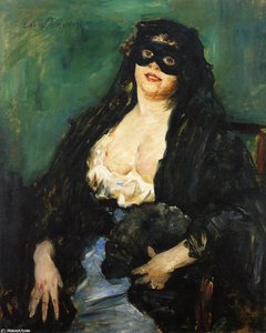 The Black Mask — Lovis Corinth