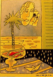 Four Illustrations For The The Book Paradiso 3 — Žozep Mompou Denkaus