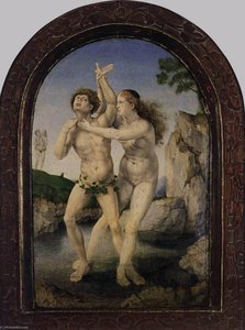Hermaphroditus And Salmacis — Jan Gossart