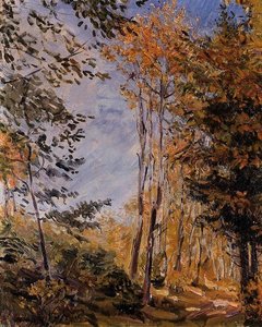 Herbstwald — Max Slevogt, Impressionism