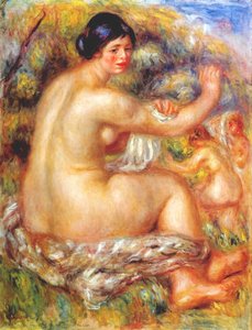 After The Bath — Pjer Ogist Renoar, Impressionism