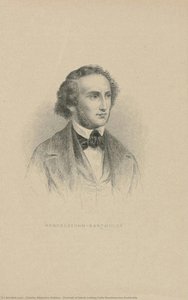 Portrait of Jakob Ludwig Felix Mendelssohn Barhtoldy