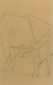 The Anvil Of The Rose — Oscar Dominguez, Cubism