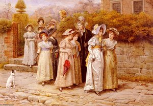 Miss Pinkertons Academy — George Goodwin Kilburne